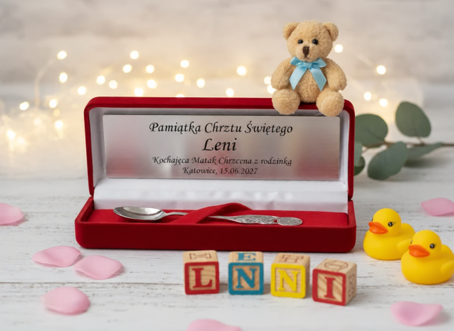 Pamiątki posrebrzane na Chrzest Święty – eleganckie prezenty – e-swiece.pl